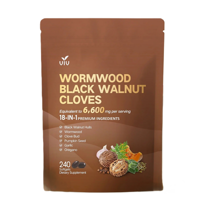 Wormwood Black Walnut Cloves 6600mg | 18-in-1